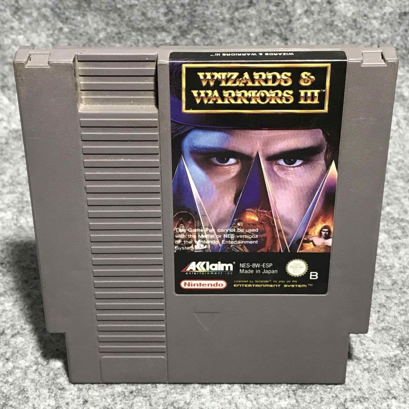 WLIZARDS AND WARRIORS III NINTENDO NES