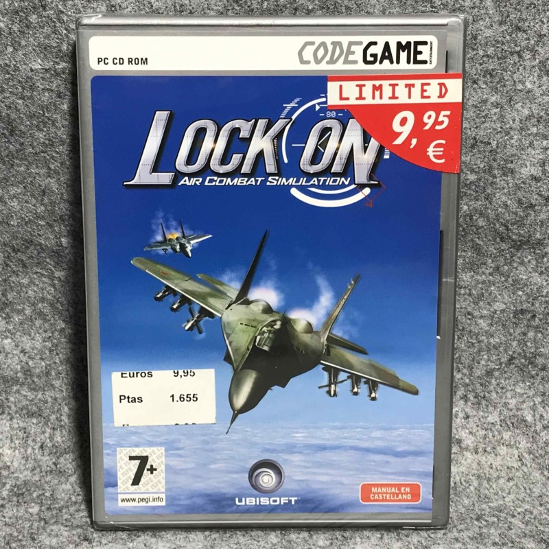 LOCK ON AIR COMBAT SIMULATION NUEVO PRECINTADO PC