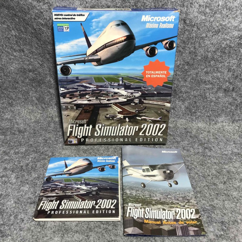 MICROSOFT FLIGHT SIMULATOR 2002 PROFESSIONAL EDITION PC