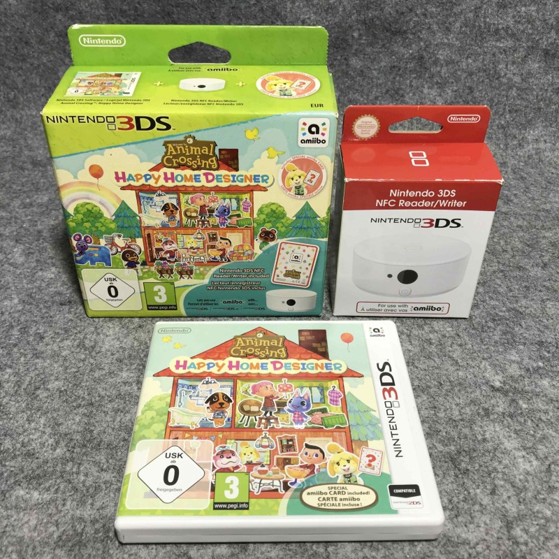 ANIMAL CROSSING HAPPY HOME DESIGNER+NFC READER NINTENDO 3DS