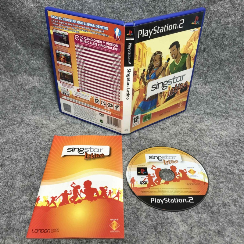 SINGSTAR LATINO SONY PLAYSTATION 2 PS2