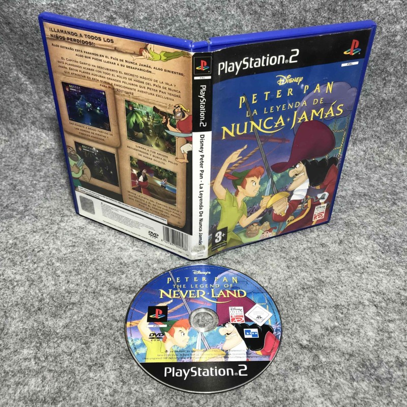 DISNEY PETER PAN LA LEYENDA DE NUNCA JAMAS SONY PLAYSTATION 2 PS2