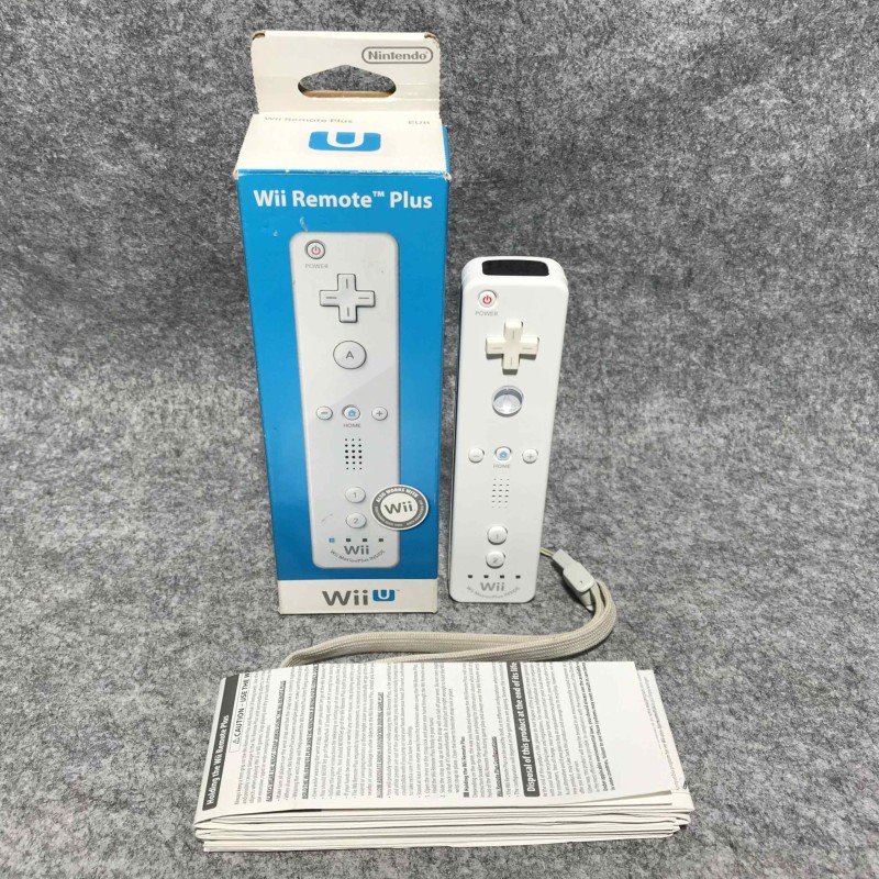 WII REMOTE PLUS BLANCO CON CAJA NINTENDO WII U