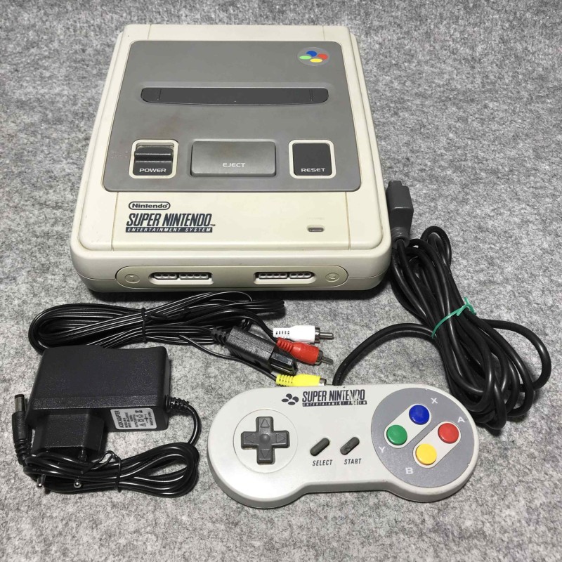 CONSOLA SUPER NINTENDO+MANDO+AV+AC SNES