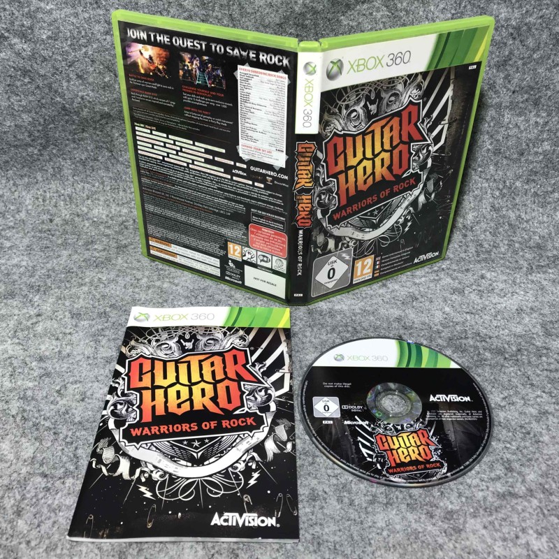 GUITAR HERO WARRIORS OF ROCK MICROSOFT XBOX 360