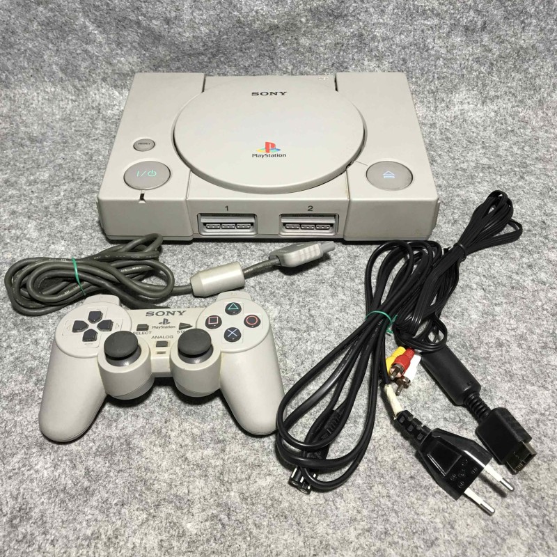 CONSOLA SONY PLAYSTATION SCPH 9002+CHIP+DUALSHOCK+AV+AC