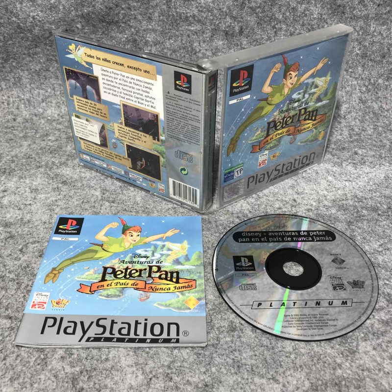 DISNEY AVENTURAS DE PETER PAN EN EL PAIS DE NUNCA JAMAS SONY PLAYSTATION PS1