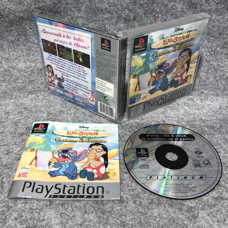 DISNEY LILO AND STITCH EN PROBLEMAS EN EL PARAISO SONY PLAYSTATION PS1