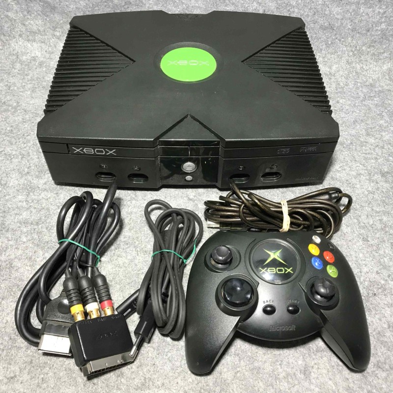 CONSOLA MICROSOFT XBOX+ MANDO DUKE+AV+AC FAT CLASSIC