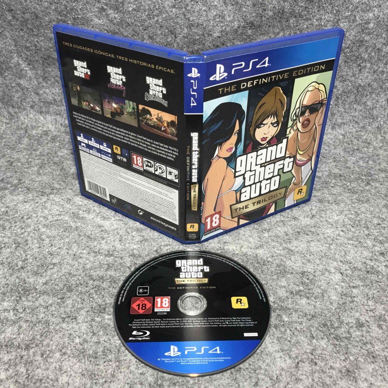 GRAND THEFT AUTO THE TRILOGY SONY PLAYSTATION 4 PS4