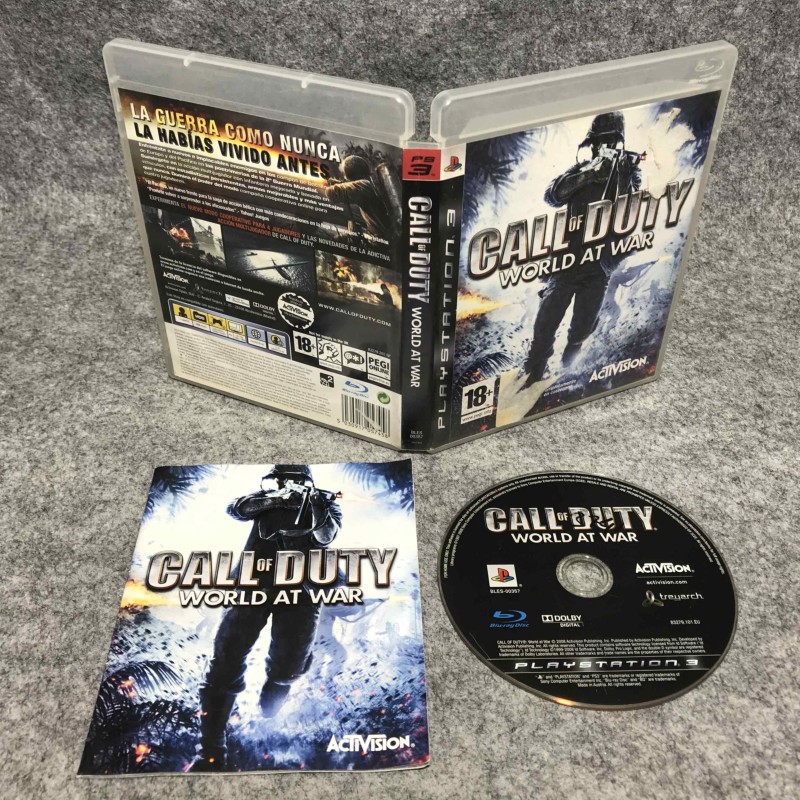 CALL OF DUTY WORLD AT WAR SONY PLAYSTATION 3 PS3