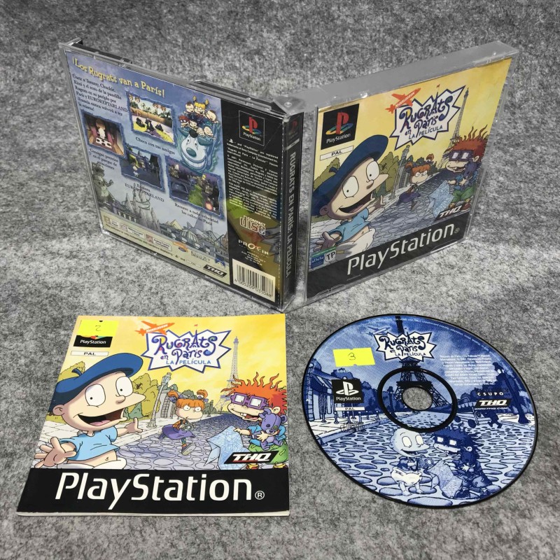 RUGRATS EN PARIS LA PELICULA SONY PLAYSTATION PS1
