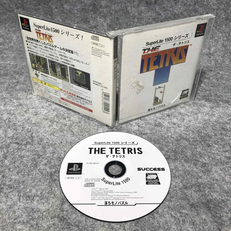 THE TETRIS SUPERLITE 1500 SERIES JAP SONY PLAYSTATION PS1
