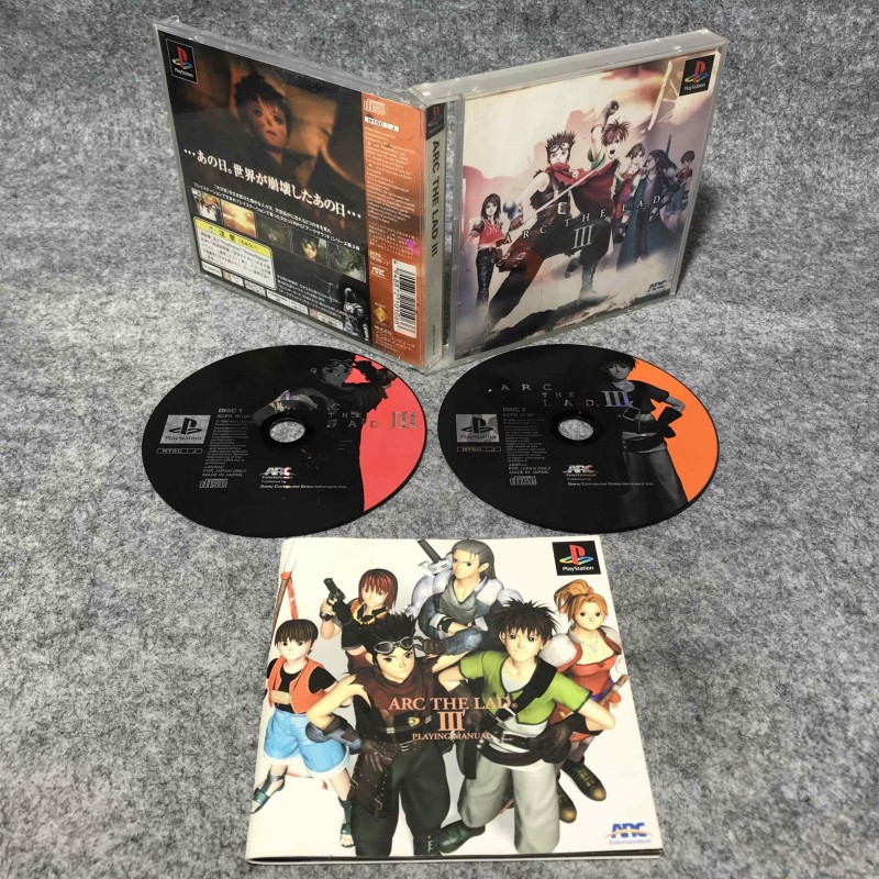 ARC THE LAD III JAP SONY PLAYSTATION PS1