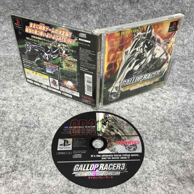GALLOP RACER 3 ONE AND ONLY ROAD TO VICTORY JAP SONY PLAYSTATION PS1