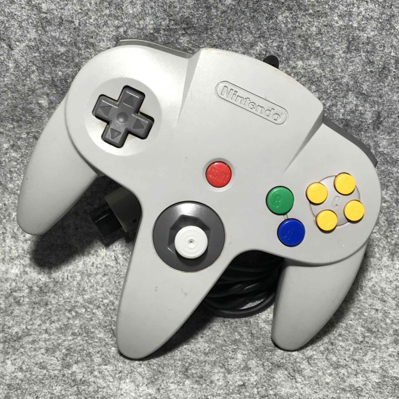 CONTROLLER OFICIAL GRIS NINTENDO 64
