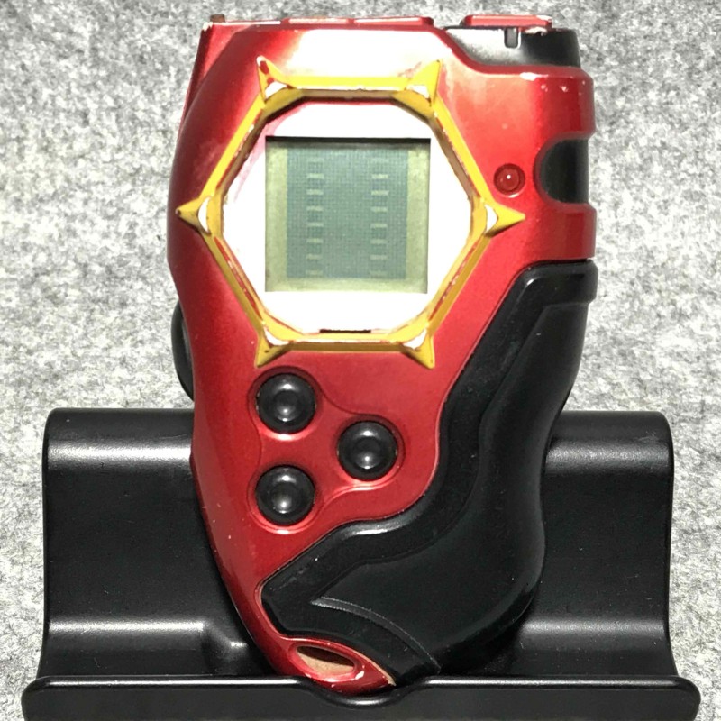 CONSOLA LCD BANDAI DIGIVICE D TECTOR ROJO NEGRO