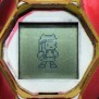 CONSOLA LCD BANDAI DIGIVICE D TECTOR ROJO NEGRO