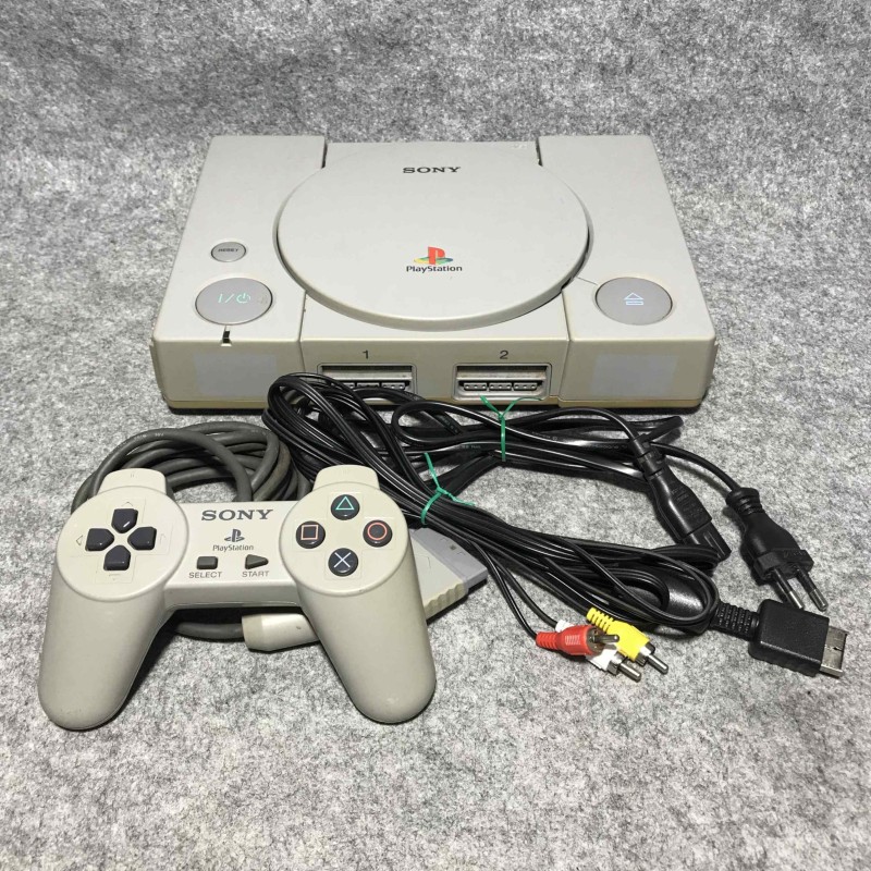 CONSOLA SONY PLAYSTATION SCPH 7502+MANDO+AV+AC PS1