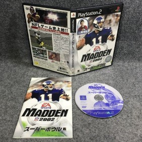 MADDEN NFL 2002 JAP SONY PLAYSTATION 2 PS2