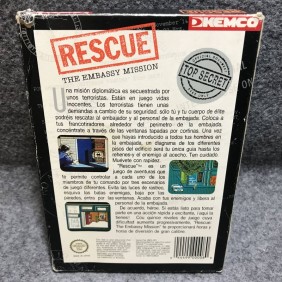 RESCUE THE EMBASSY MISSION NINTENDO NES